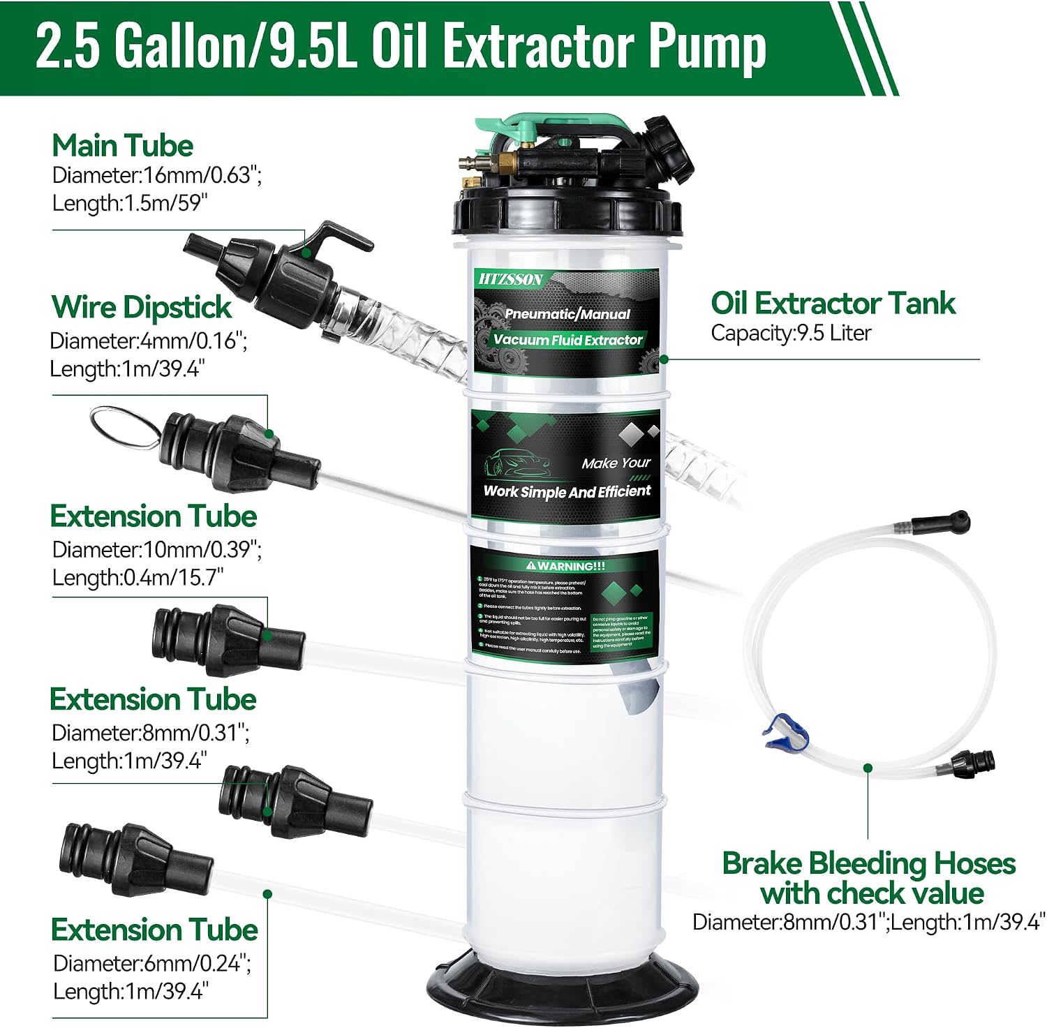 9,5 L/2,5 Gallon Olie-extracti - Brake Fluid recensie en prijs
