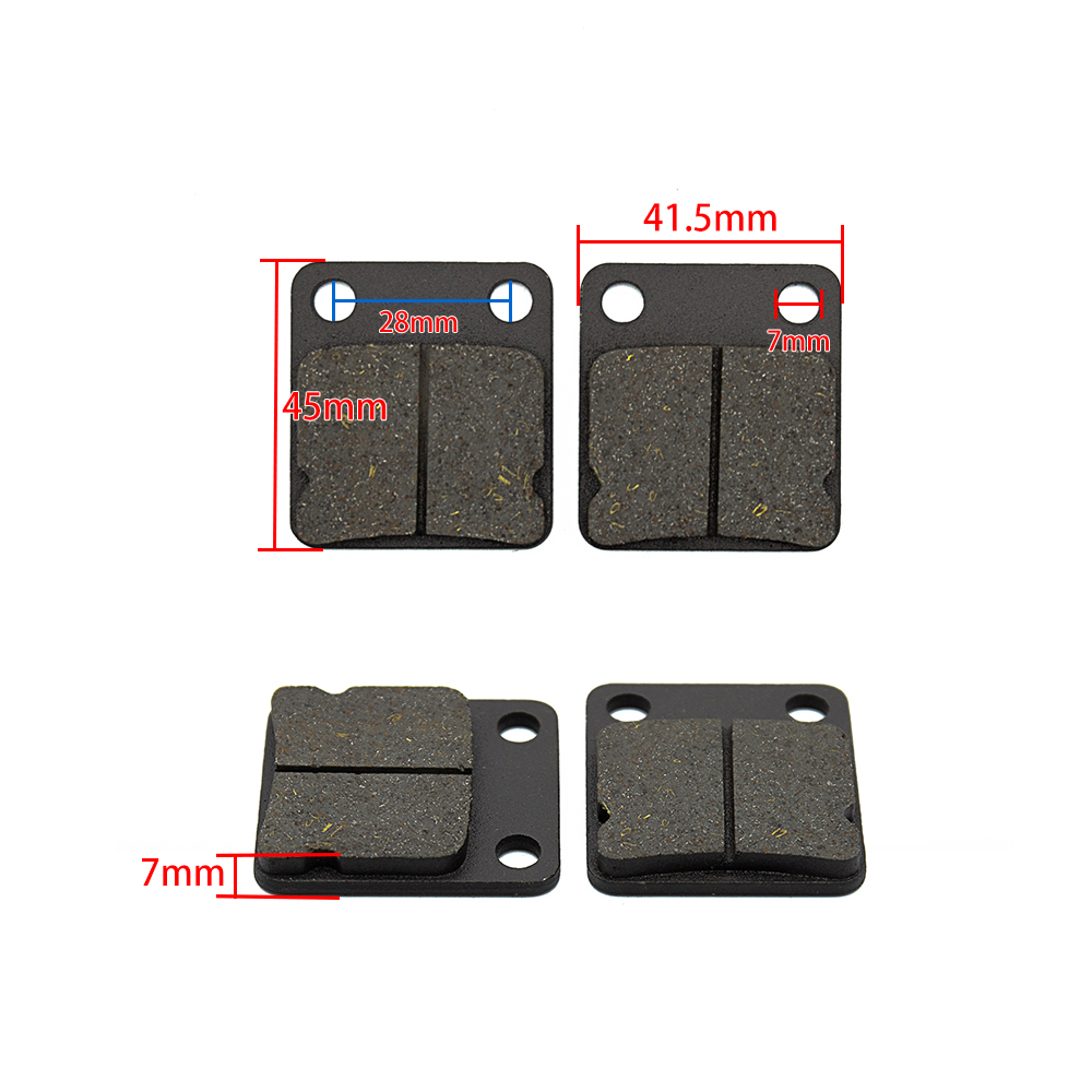 Motorfiets REMBLOKKEN 50cc - 2 - Brake Pads Bike recensie en prijs