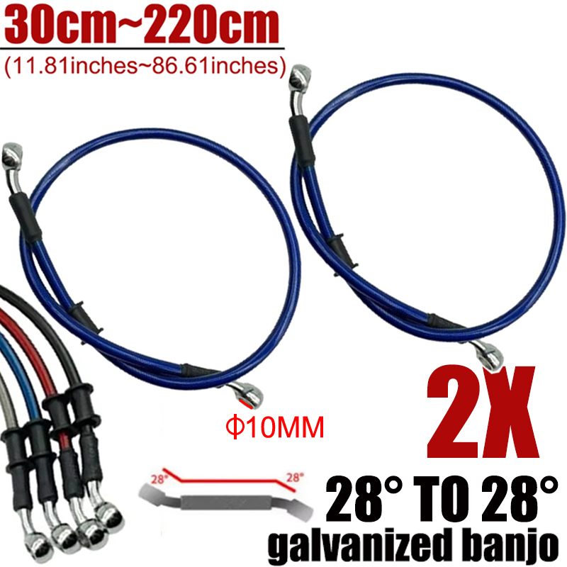 2X Universeel 30cm-220cm 28 °  - Motorcycle Brake Cable recensie en prijs